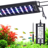 Seaoura aquarium light front view for 18-24 inch tanks supports customizable spectra.