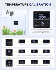 SEAOURA LCD display shows temperature in ℃/℉ for quick reads.
