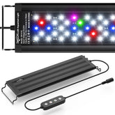 SEAOURA LED aquarium light full spectrum enhances plant growth and vivid tank colors.