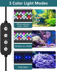 SEAOURA LED Aquarium Light timer function enables reliable day-night cycles