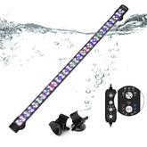 SEAOURA submersible aquarium light front view showing waterproof design for underwater use