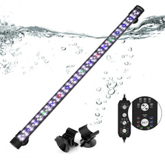 SEAOURA submersible aquarium light front view showing waterproof design for underwater use