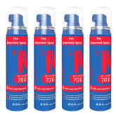 SeasonFit Pet Instructor Spray bottle shows 75ml capacity for humane training.