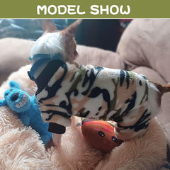 Sebaoyu glow-in-the-dark dog pajamas ideal for evening photos.