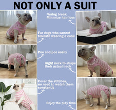 Sebidtco Recovery Suit for Dogs cone-alternative fit supports comfortable recovery.