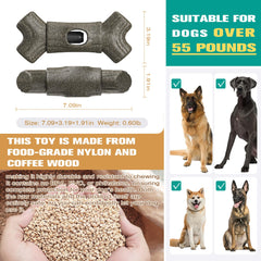 Sedioso Dog chew toy tree-branch design highlights ergonomic grip and engaging play.