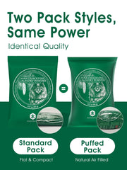 Seedshub Pet Hair Remover two sachets pack shows convenient odor-eliminating laundry boost