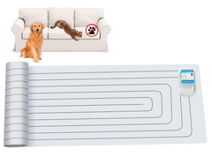 SEERWAY Electric Pet Training Mat covering a sofa area to deter paw traffic.