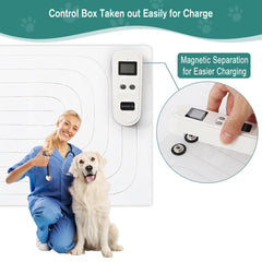 SEERWAY Rechargeable Pet Training Mat 3 intensity levels customize feedback