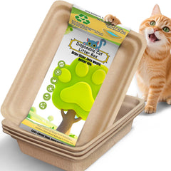 SEMEDOYO large disposable litter box packaging highlights travel-ready convenience.