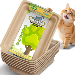 SEMEDOYO large disposable cat litter box ideal for indoor use with adult cats.
