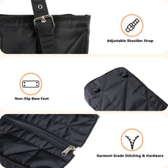 SENIOR BUDDAY dog carrier tote side pockets for quick-access essentials