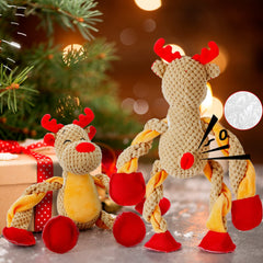 Senneny corduroy dog toy with embroidery showcases durable craftsmanship.