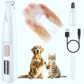 SEONEZU dog paw trimmer with LED light for precise paw grooming