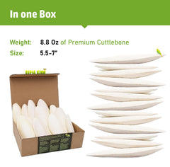 Sepia King cuttlebone provides natural calcium for strong bird bones.