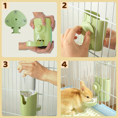 Septillar water bottle quiet outlet keeps fur dry and noise low