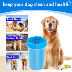SESAWILLIAM cup-2 twist action demonstrates hands-free paw cleaning