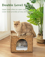 SETVSON foldable-cat-habitat easily packs away for storage.