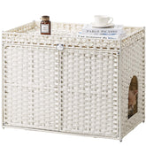 SETVSON cat litter box enclosure assembly shows sturdy framing and easy setup for apartments