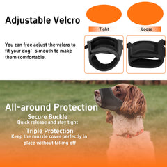 Seyezo dog muzzle easy-clean machine-washable construction for quick maintenance