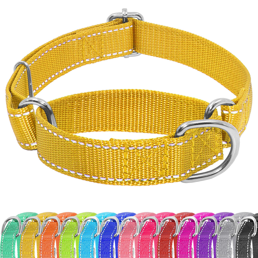 Seyezo martingale collar no buckle for secure daily wear and easy adjustments.