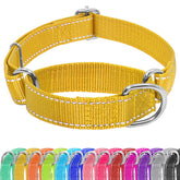 Seyezo martingale collar no buckle for secure daily wear and easy adjustments.