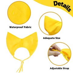 SEZDEKI adjustable chin-strap bath cap secures a comfortable fit