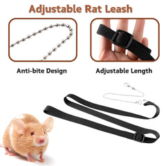SEZDEKI large rat harness brown suits larger small pets.
