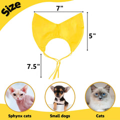 SEZDEKI waterproof pet cap for dog and cat with bright yellow visibility