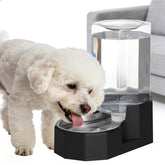 Sfozstra dog water bowl dispenser 7L large basin for steady hydration.
