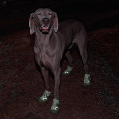 SGSPET dog shoes anti-slip soles provide strong grip on slick floors.