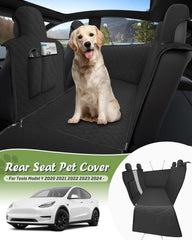 Shademax dog seat cover waterproof fabric demonstrates durability and easy cleaning for pets.