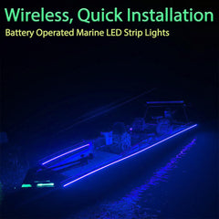 Shangyuan marine LED strip blue cockpit illumination improving night visibility and safety
