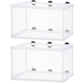 Shappy fish tank breeder net box assembly shows two-piece design for easy setup.