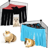 Shappy guinea pig hideout corner with dots pattern provides cozy retreat for small pets