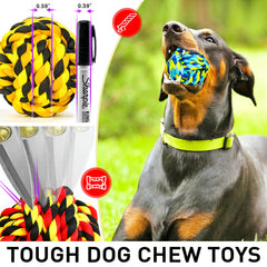 SHARLOVY large-breed ball in action demonstrates lasting chewability for powerful jaws