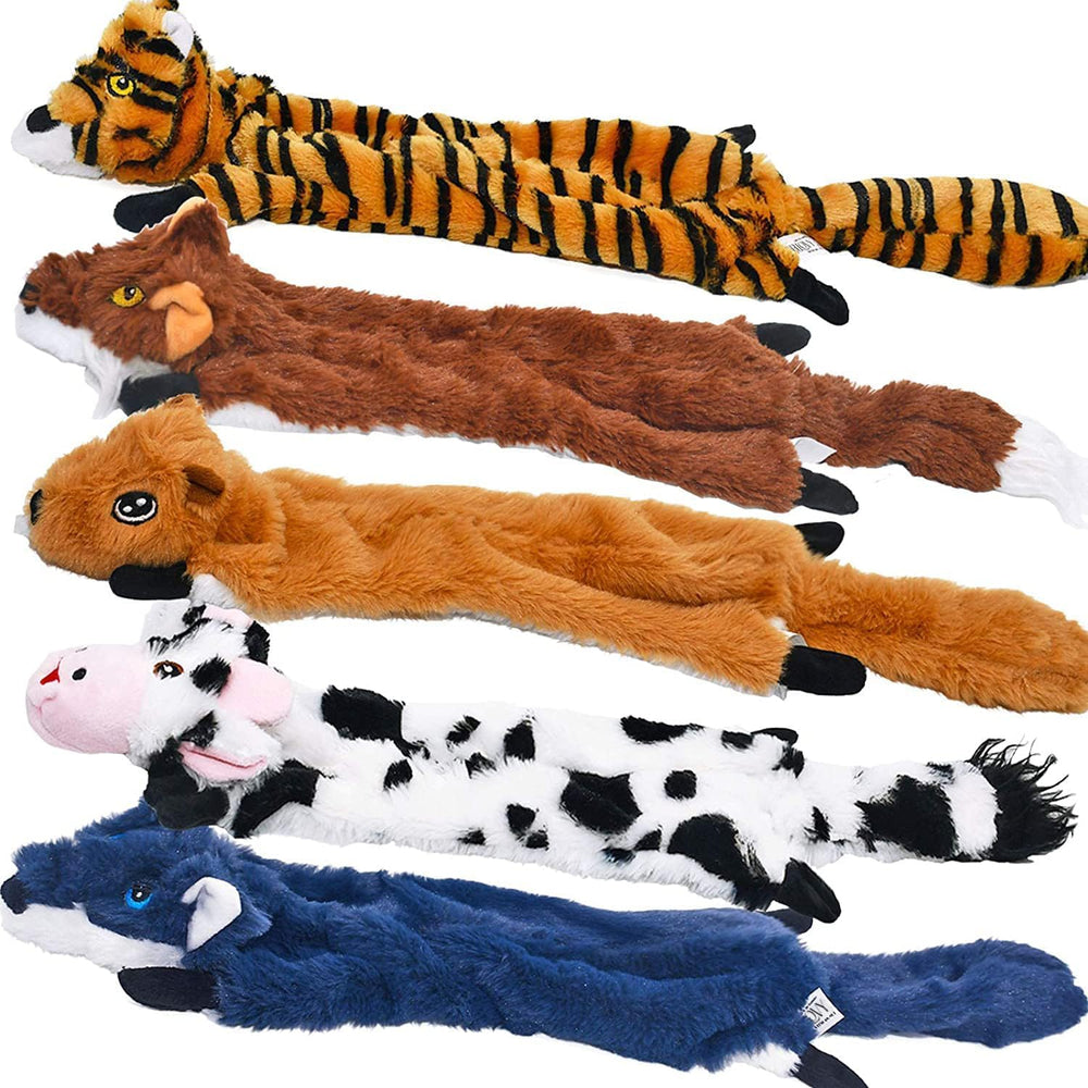SHARLOVY dog squeaky toy squirrel for boredom relief during play.