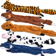 SHARLOVY dog squeaky toy squirrel for boredom relief during play.