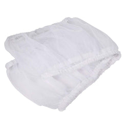 Sheens Bird Cage Cover White Elastic Fit prevents slipping for a snug cage cover.
