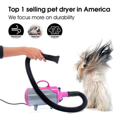 SHELANDY Groomer Partner heater settings closeup showing adjustable warmth for safe styling