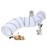 Sheldamy Cat Tunnel entrance open shows inviting play space for indoor cats.