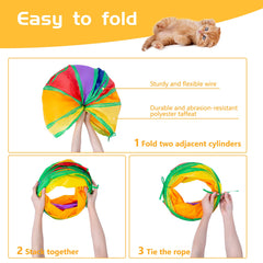 Sheldamy cat tunnel skylight opening enhances easy entry and exit