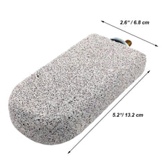 Shelltech pumice-lava-ledge closeup shows textured surface for gnawing