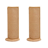 SHENGOCASE 2-pack corner scratch post base protects furniture while cats scratch