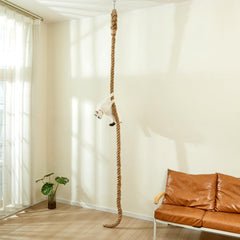 SHENGOCASE cat climbing rope vertical play emphasizes exercise and vertical exploration.