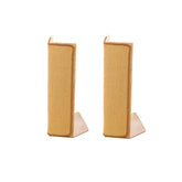 SHENGOCASE two-pack 24.5 tall corner scratcher, side view, durable scratching outlet.
