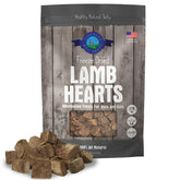 Shepherd Boy Farms, corazón de cordero liofilizado para perros y gatos, sabor natural y proteína.