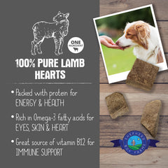 Shepherd Boy Farms, ingrediente único: corazón de cordero para dietas limitadas.