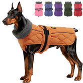 Sheripet abrigo de invierno para perro: vista frontal, ajuste cómodo ideal para paseos