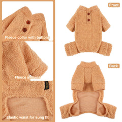 Shifenmei dog pajamas four-legs-onesie for lounging comfort